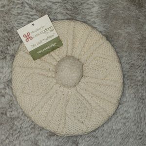 Child's Irish 100% Wool Beret Handknit